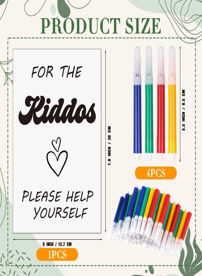 مارسبارك مجموعة مارسبارك لأنشطة حفلات الزفاف للأطفال، 49 قطعة، تتضمن: 12 كتاب تلوين، 12 قلم تلوين مائي بأربعة ألوان، 12 حقيبة هدايا، 12 ورقة بحث عن الكنز، لافتة خشبية للأطفال مع حامل، ألعاب وهدايا. - Image 3